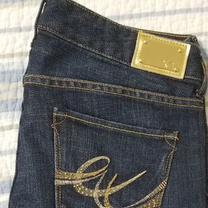 Stella regular w10 low rise boot cut x2 size6